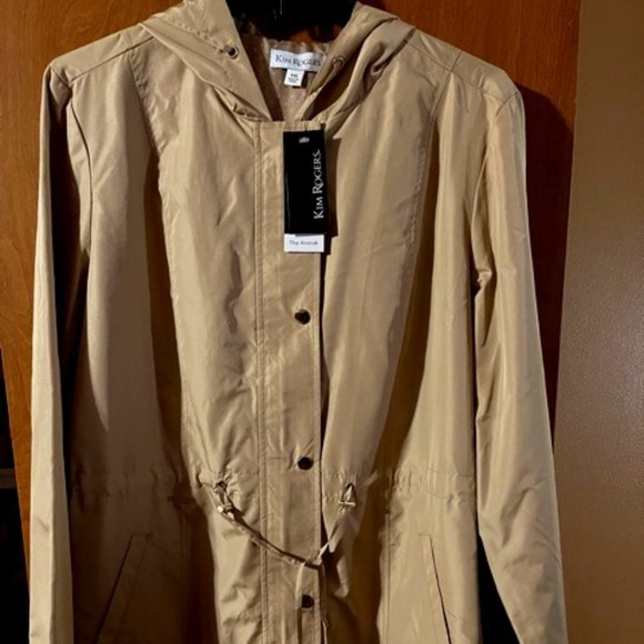 NWT, Kim Rogers Anorak Rain Coat - Picture 2 of 6